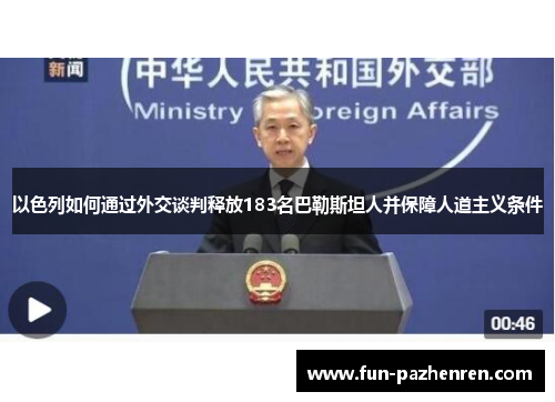 以色列如何通过外交谈判释放183名巴勒斯坦人并保障人道主义条件