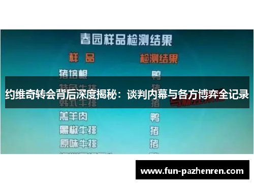 约维奇转会背后深度揭秘:谈判内幕与各方博弈全记录 约维奇转会背后深度揭秘:谈判内幕与各方博弈全记录